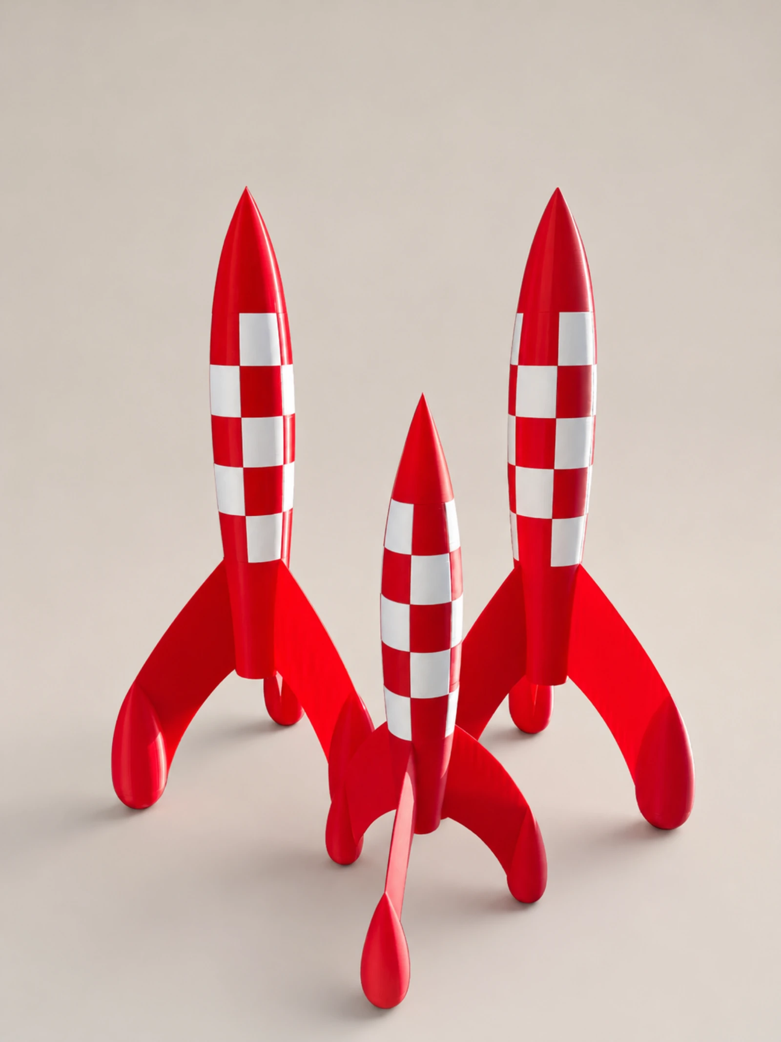 Très grande fusée tintin 64 cm🚀 – photo 7